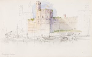 Caernarvon Kalesi by George Elbert Burr