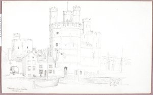 Caernarvon Kalesi by George Elbert Burr