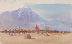 Villeneuve yakınlarında, Suisse, 1898.