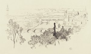Floransa taslağı by George Elbert Burr