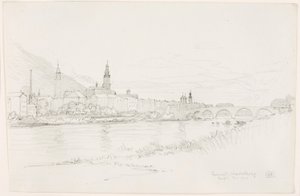Günbatımı, Heidelberg by George Elbert Burr