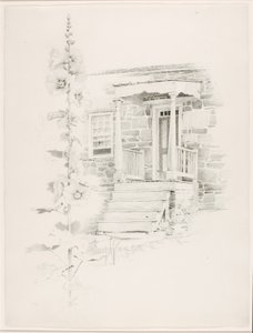 İsimsiz (Hollyhock) by George Elbert Burr