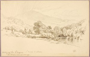 Llugwy Vadisi (Moel Siabod), Kuzey Galler by George Elbert Burr