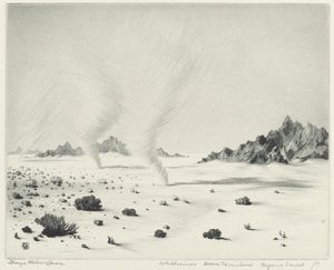Kasırgalar, Ölü Dağlar, Mojave Çölü, California