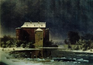 Kardaki Perili Ev, 1848 (petrol) by George Emil Libert