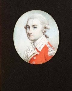 Bir Piyade Yüzbaşısının Minyatür, c.1780
