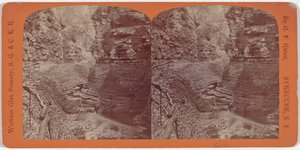 Watkins Glen Manzarası, Spiral Gorge by George F. Gates