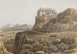 Stirling Kalesi (chromolitho) by George Fennel Robson