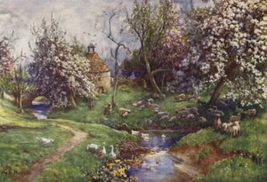 Bir Cotswold Bahçesi by George Franck Nicholls