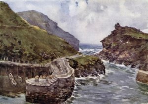 Boscastle (renkli taş) by George Franck Nicholls