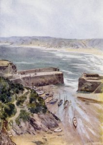 Newquay (renkli taş) by George Franck Nicholls