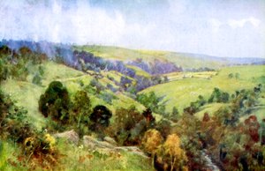 Harrogate, Yorkshire, 1924-1926 yakınlarındaki Tepelerde.