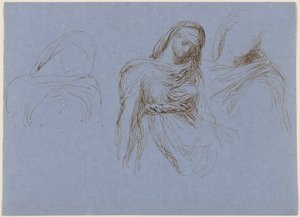 "Zaman ve Ölüm" için Ölüm Çalışması by George Frederic Watts