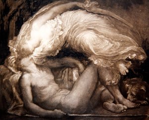 Frank Short tarafından oyulmuş Endymion, by George Frederick (after) Watts