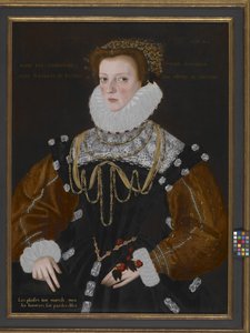 Leydi Philippa Coningsby (ahşap üzerine yağlıboya) by George Garrard