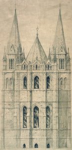 Yükseklik, c.1860 (kağıt) by George Gilbert Scott