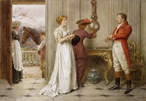 Bir Güney Rüzgarı ve Bulutlu Bir Gökyüzü, by George Goodwin Kilburne