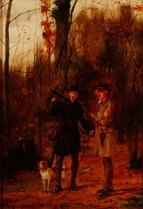 Bir Çulluk Vuran İki Adam by George Goodwin Kilburne