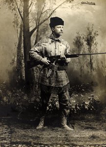 Theodore Roosevelt güderi içinde, Dakota Teritory c.1885 (s/b fotoğraf)