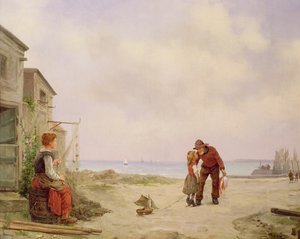 Balıkçının Dönüşü by George Haquette