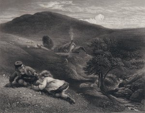 Robert Burns tarafından Auld Lang Syne için İllüstrasyon
