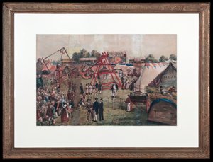 ಕ್ರೊಯ್ಡಾನ್ ಫೇರ್, 1833 (ಬಳಪ) ಟರ್ಕ್ by George Hawkins