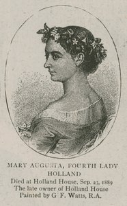 Mary Augusta, dördüncü Leydi Hollanda by George Hawkins