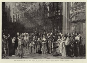 Galler Prensi'nin St George Şapeli'nde Vaftiz Edilmesi, Windsor Kalesi, 25 Ocak 1842