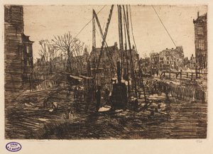 Şantiye, Amsterdam by George Hendrik Breitner
