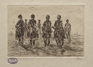 Süvari Sahnesi by George Hendrik Breitner