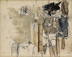 Gerzon mağazasının yakınında Amsterdam'daki Kalverstraat'ın görünümü by George Hendrik Breitner