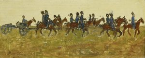 Manevradaki Süvariler by George Hendrik Breitner