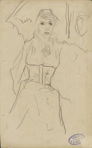ayakta kadın by George Hendrik Breitner