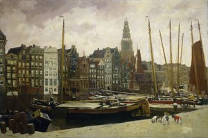 Damrak, Amsterdam by George Hendrik Breitner