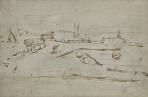 Bir Şehrin Kenarı by George Hendrik Breitner