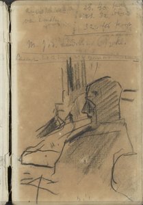 iki oturan adam by George Hendrik Breitner