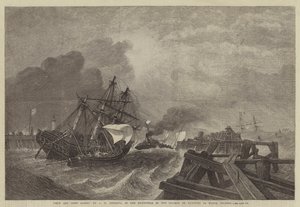 Sulu Boya Ressamlar Derneği Sergisinde Gemi ve Mürettebat Kurtarıldı by George Henry Andrews