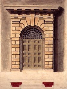 Palladian Kapı Çevresi için Tasarım by George Henry Bailey