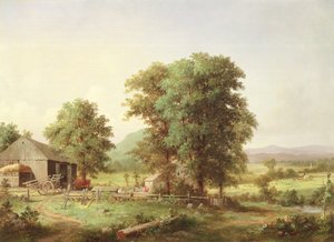 Yaz Manzarası, 1862 by George Henry Durrie
