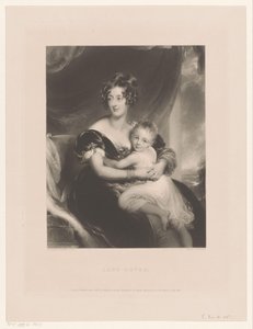 Portret van Georgiana Agar-Ellis Lady Dover (nesne üzerindeki başlık)