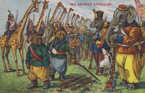 Hayvanların İsyanı (renkli taş)