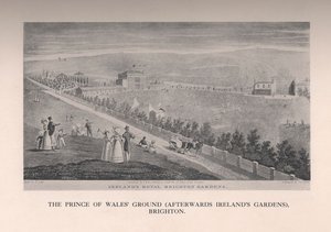 Galler Prensi Toprak sonradan Irelands Gardens, Brighton, Sussex, 19. yüzyıl 1912
