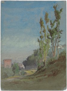 Albano, İtalya by George Inness