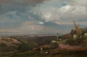 Alban Tepelerinden Yaklaşan Fırtına, 1871. by George Inness