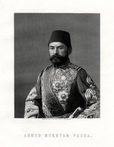 Ahmed Muhtar Paşa, Fransız ve Osmanlı İmparatorluğu subayı, 19. yüzyıl.