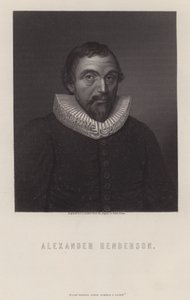 Alexander Henderson, İskoç ilahiyatçı by George J. Stodart