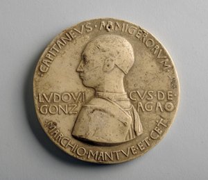 Alçı madalyon (alçı) by George James Frampton