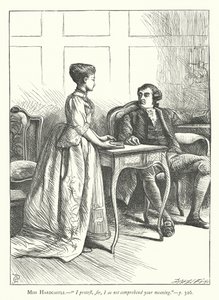 Fethetmek için Duruyor için İllüstrasyon (gravür) by George John Pinwell