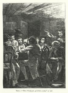 Fethetmek için Duruyor için İllüstrasyon (gravür) by George John Pinwell