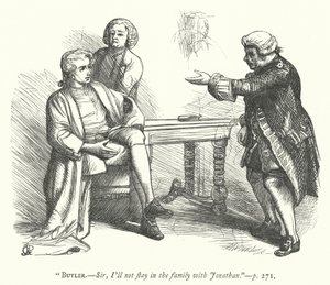 İyi huylu bir adam için illüstrasyon (gravür) by George John Pinwell